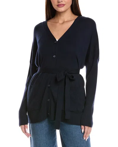 Splendid Georgie Cashmere-blend Tunic Cardigan In Blue