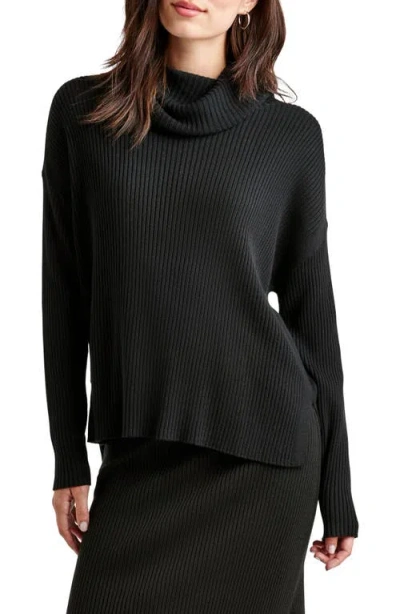 SPLENDID SPLENDID GEORGIE COWL NECK RIB SWEATER