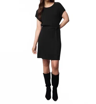 Splendid Georgie Cashblend Mini Dress In Black