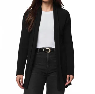 Splendid Georgie Open Cardigan In Black