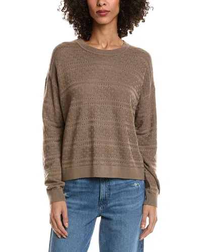 SPLENDID GEORGIE POINTELLE CASHMERE-BLEND SWEATER