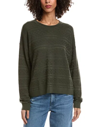 SPLENDID GEORGIE POINTELLE CASHMERE-BLEND SWEATER
