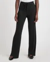 Splendid Georgie Rib-knit Sweatpants In Black