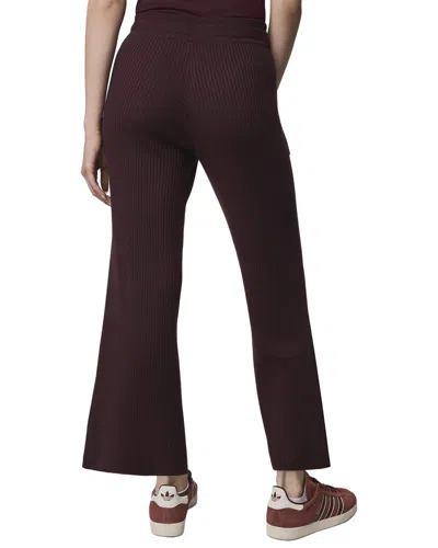 Splendid Georgie Rib Cashmere-blend Pant In Purple