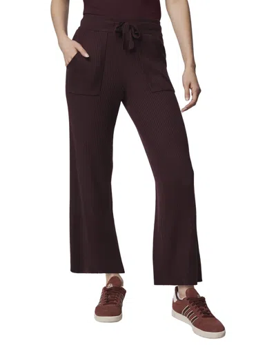 Splendid Georgie Rib Cashmere-blend Pant In Brown