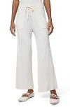 Splendid Georgie Rib Wide Leg Crop Pants In White