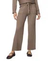 Splendid Georgie Ribbed Drawstring Pants In Brown