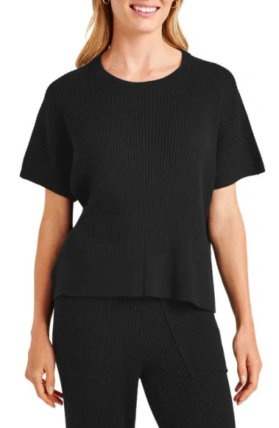 SPLENDID SPLENDID GEORGIE SHORT SLEEVE RIB SWEATER