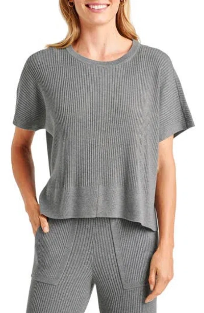 SPLENDID SPLENDID GEORGIE SHORT SLEEVE RIB SWEATER