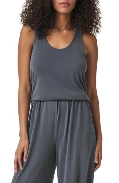 Splendid Giada Jersey Tank In Gray
