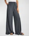 Splendid Giada Sandwash Palazzo Pant In Lead Grey In Lead