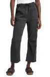 Splendid Gianna Crop Drawstring Pants In Lead