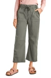 Splendid Gianna Crop Drawstring Pants In Soft Vob