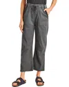 Splendid Gianna Drawstring Straight Leg Pants In Grey