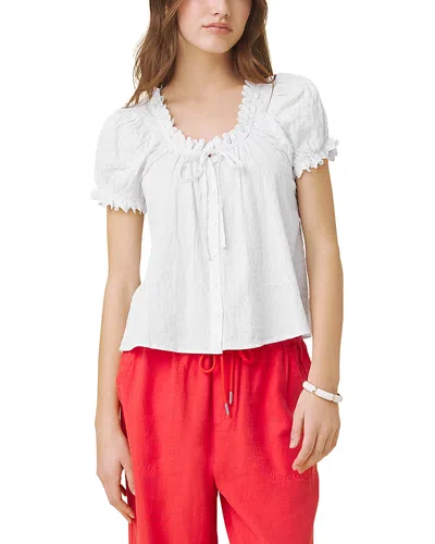 Splendid Gigi Puff Sleeve Top In Multi