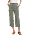 Splendid Gianna Crop Drawstring Pants In Green