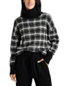 Splendid Ginny Plaid Turtleneck Sweater