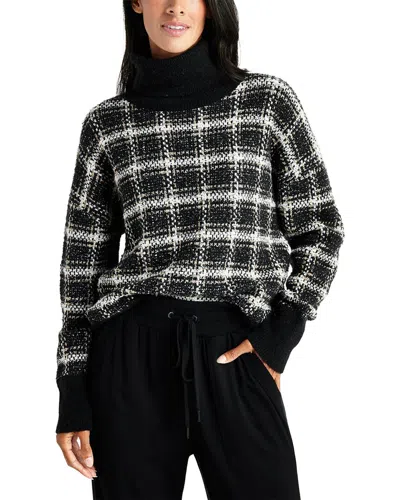 SPLENDID SPLENDID GINNY PLAID TURTLENECK ALPACA & WOOL-BLEND SWEATER