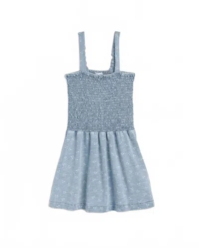 Splendid Kids' Girl's Cherry Stripe Dress In Blue