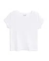 Splendid Girls' Cap Sleeve Tee - Big Kid In White