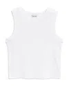 Splendid Girls' Crewneck Tank Top - Big Kid In White