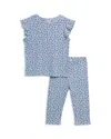 Splendid Girls' Ditsy Floral Tee & Pants Set - Little Kid