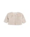 Splendid Girls' Faux Fur Fuzzy Jacket - Baby In Neutral