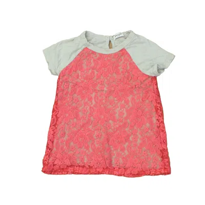 Pre-owned Splendid Kids' Girls Grey Pink Dress