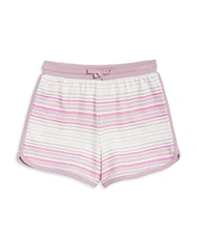 Splendid Girls' Painterly Stripe Shorts - Big Kid In Watercolor