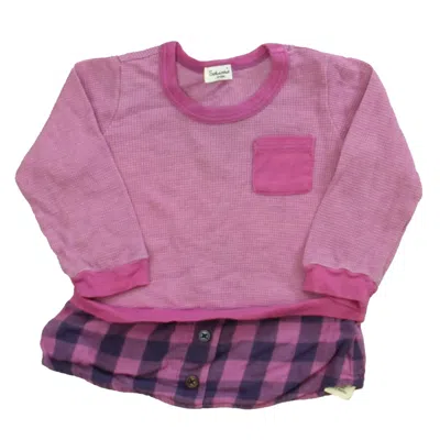 Pre-owned Splendid Kids' Girls Purple Long Sleeve Shirt