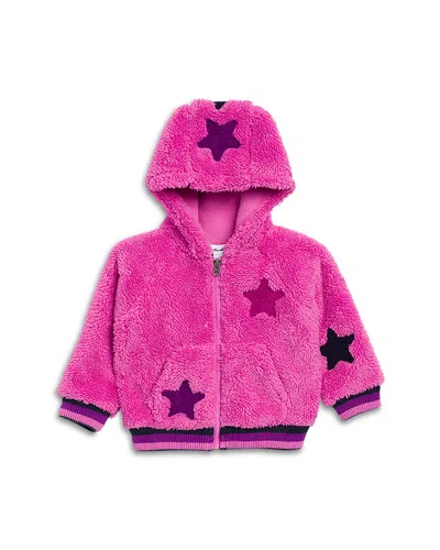 Splendid Girls' Star Graphic Sherpa Jacket - Baby In Topaz