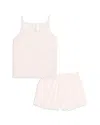 Splendid Girls' Tank & Short Set - Big Kid In Pink
