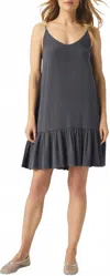 Splendid Gisele Mini Dress In Black In Gray