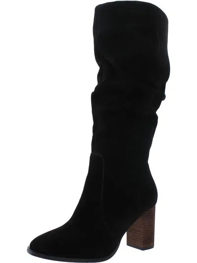 Splendid Gloria Womens Suede Knee-high Boots In Black