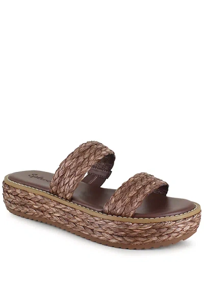 Splendid Goldi Platform Sandals In Brown