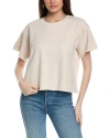Splendid Goldie Infused Sweatshirt In White