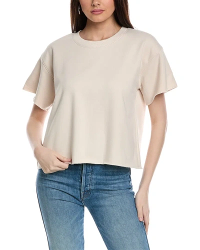 Splendid Goldie Infused Sweatshirt In White