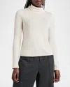 Splendid Greyson Cotton Blend Turtleneck Sweater In Paper