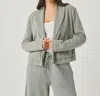 Splendid Greta Terry Blazer In Eucalyptus In Multi