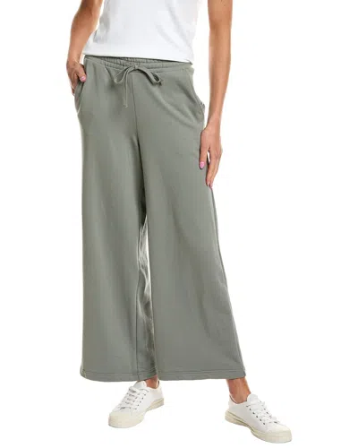 Splendid Greta Terry Crop Pant In Green