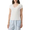 Splendid Hailey Rib V-neck Top