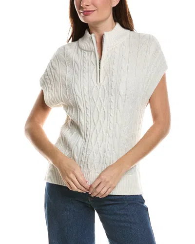 SPLENDID SPLENDID HALF ZIP CABLE SWEATER