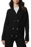 Splendid Hannah Double Breasted Sweater Blazer In Black