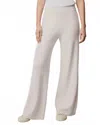Splendid Hannah Knit Pant In Pale Oak Heather In White