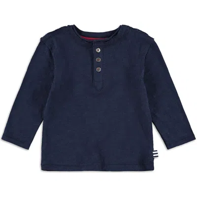 Splendid Babies'  Henley Tee In Blue