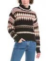 Splendid Henrietta Wool Fair Isle Sweater In Multi