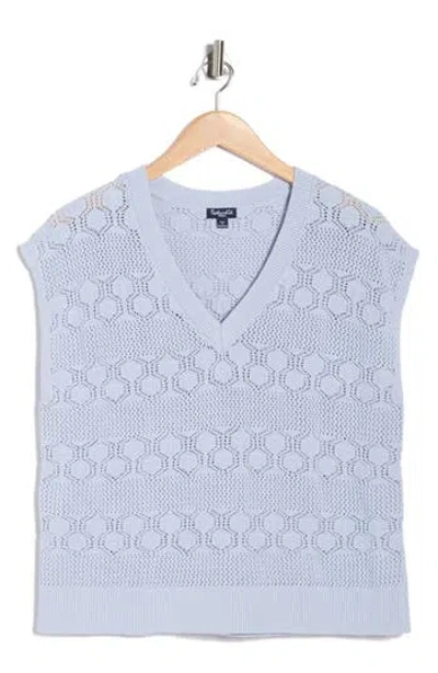 Splendid Honore Short Sleeve Sweater In White