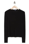 Splendid Idalia Shimmer T-shirt In Black