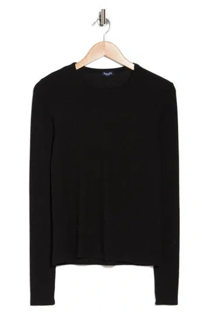 Splendid Idalia Shimmer T-shirt In Black