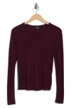 Splendid Idalia Shimmer T-shirt In Brown